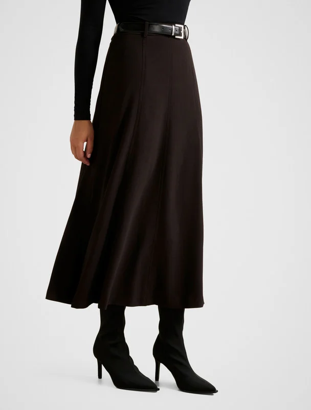 forever new  Sk5761-Black Women's Skirt for Women | Best Price UAE